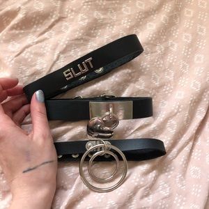Edgy choker set